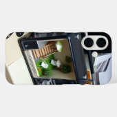 Een miniatuur radio scene Case-Mate iPhone case (Achterkant (horizontaal))