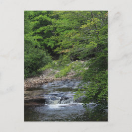 Een miniatuurwaterval briefkaart