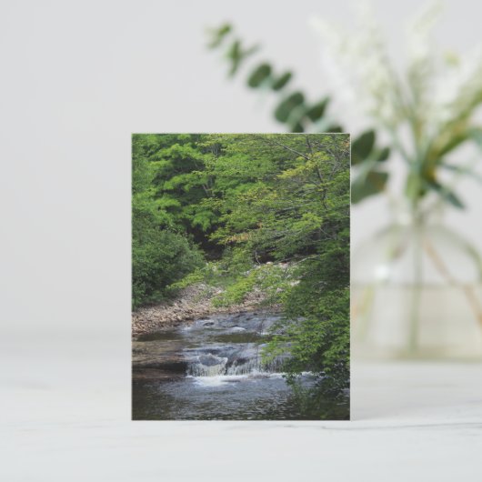 Een miniatuurwaterval briefkaart (Staand voorkant)