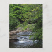 Een miniatuurwaterval briefkaart (Voorkant)