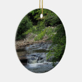Een miniatuurWaterval Keramisch Ornament (Rechts)