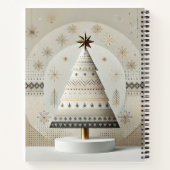 Een minimaal notitieboek van de kerstboom (Achterkant)