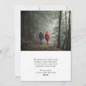 Een minimalistisch kerstfeest | Speel mee met twee Feestdagenkaart (Achterkant)