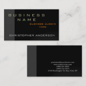 Een minimalistisch modern, modern visitekaartje (Voorkant / Achterkant)
