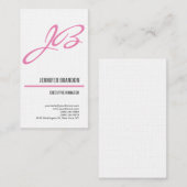 Een minimalistisch modern, modern visitekaartje (Voorkant / Achterkant)