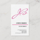 Een minimalistisch modern, modern visitekaartje (Voorkant)