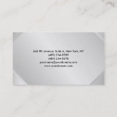 Een minimalistisch modern, modern visitekaartje (Achterkant)