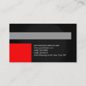 Een minimalistisch modern, modern visitekaartje (Achterkant)