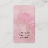 Een minimalistisch modern, modern visitekaartje (Voorkant)