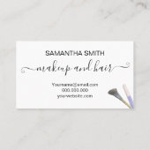 Een minimalistische afspeelkaart maken afsprakenkaartje (Achterkant)