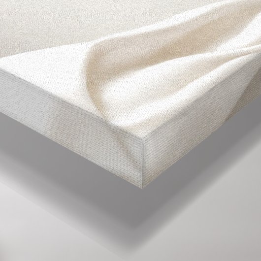 Een minimalistische en ontwerpbewuste logo over zi canvas afdruk (Hoek(Onderkant))