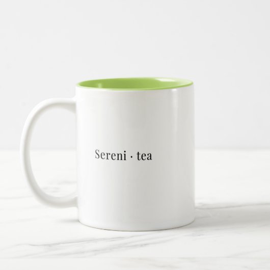 Een minimalistische Tea Mok (Links)