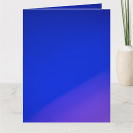 Een minimalistische wenskaart met een verloopontwe kaart