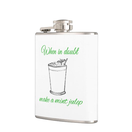 Een Mint Julep-kolf maken Heupfles (Links)