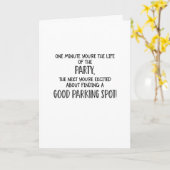 Een minuut dat je bent...... grappige kaart (Gele Bloem)