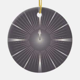 één minuut keramisch ornament