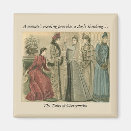 Een minuutje lezen lokt een dagje denken uit magneet