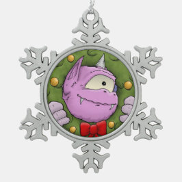 Een mirakelornament voor Kerstmis Tin Sneeuwvlok Ornament