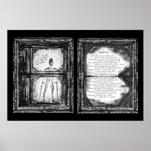 Een mishandelde jongen poster