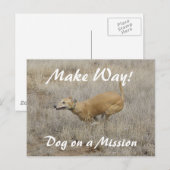 Een missie doen briefkaart (Voorkant / Achterkant)