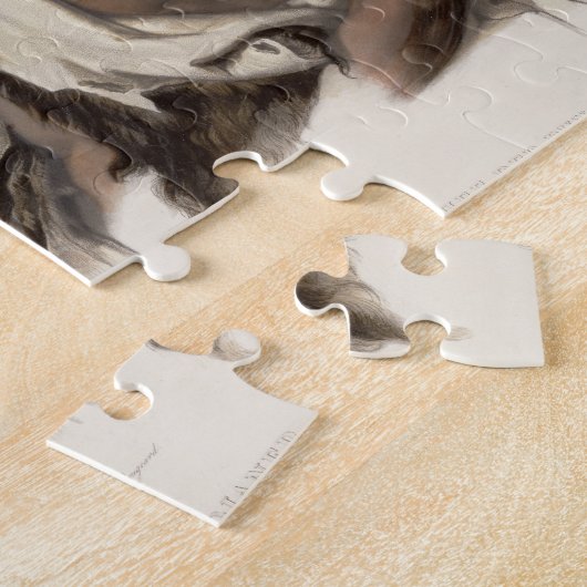 Een Missouri-Indiaan, een Oto-Indiaan en de chef-s Legpuzzel (Zijkant)