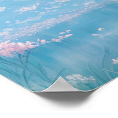 Een Misty Morning bij het meer Poster (Hoek)