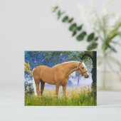 "Een Misty Morning"  Briefkaart (Staand voorkant)