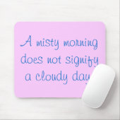 Een Misty Morning... Muismat (Met muis)