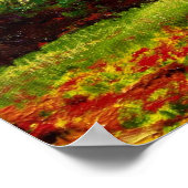 Een Misty New England najaar Poster (Hoek)