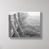 Een Misty Yellowstone Trail Canvas Afdruk (Voorkant)