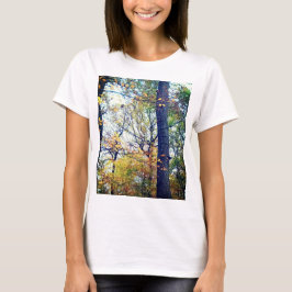 Een mix van bladeren t-shirt