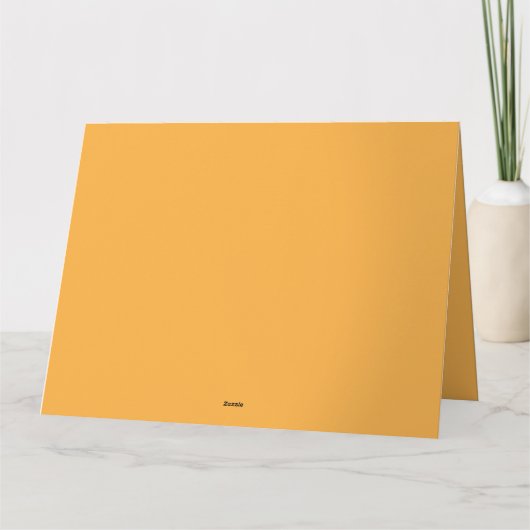 Een mix van geel en oranje tinten creëer een vibra kaart (Achterkant)