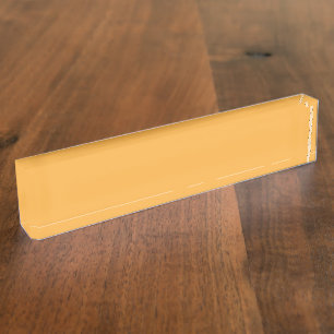 Een mix van geel en oranje tinten creëer een vibra naambordje