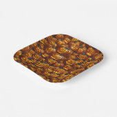 Een mix van Jack-o-Lanterns Papieren Bordje (Gebogen)