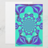 Een mix van Kaleidoscope en Mandala Art! Briefpapier (Voorkant / Achterkant)