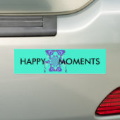Een mix van Kaleidoscope en Mandala Art! Bumpersticker (Op auto)