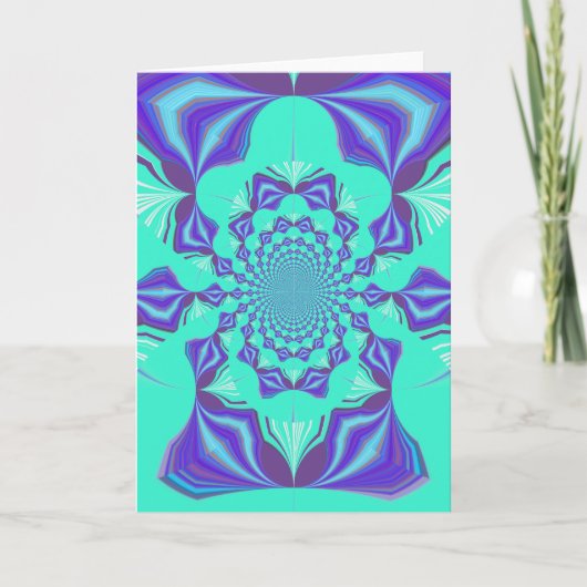 Een mix van Kaleidoscope en Mandala Art! Kaart (Voorkant)