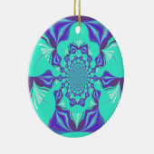 Een mix van Kaleidoscope en Mandala Art! Keramisch Ornament (Rechts)