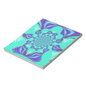 Een mix van Kaleidoscope en Mandala Art! Notitieblok (Linkerzijde)