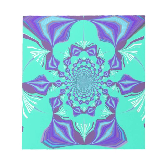 Een mix van Kaleidoscope en Mandala Art! Notitieblok (Voorkant)