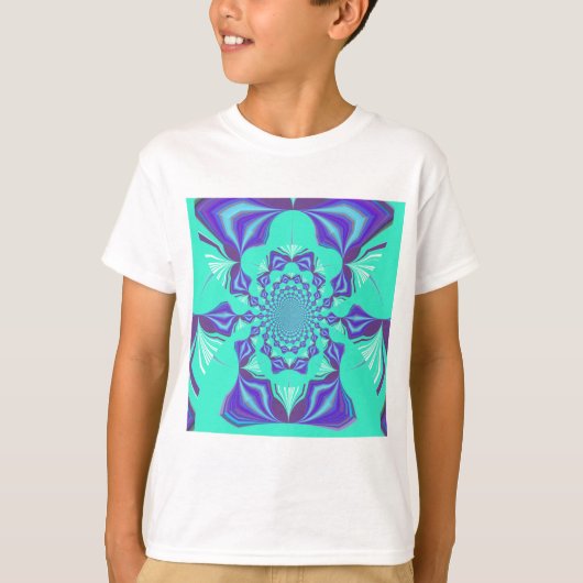 Een mix van Kaleidoscope en Mandala Art! T-shirt (Voorkant)
