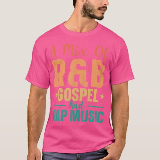 Een mix van RB gospel en Rap muziek T-shirt (Voorkant)