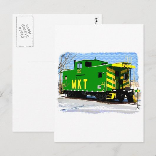 Een MKT Caboose Briefkaart (Voorkant / Achterkant)