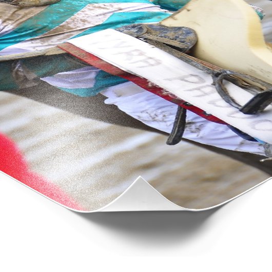 Een modderige Cornelio Velasquez Foto Afdruk (Hoek)