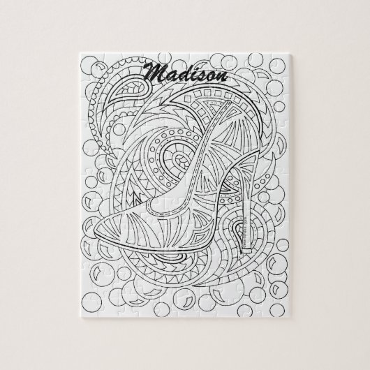 Een Mode met speciale kleuren voor de schoop CL11 Legpuzzel (Verticaal)