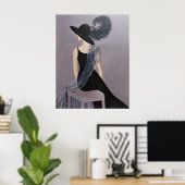 EEN MODE MODEL POSTER (Thuiskantoor)