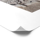 Een model van Herod's tempel Poster (Hoek)