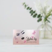 Een modern, aantrekkelijk meisje gezicht visitekaartje (Staand voorkant)