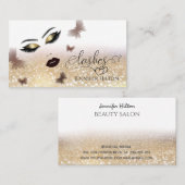 Een modern, aantrekkelijk meisje gezicht visitekaartje (Voorkant / Achterkant)