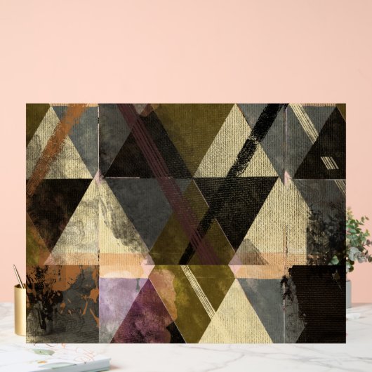 Een modern abstract ontwerp acryl bord (Huwelijk)